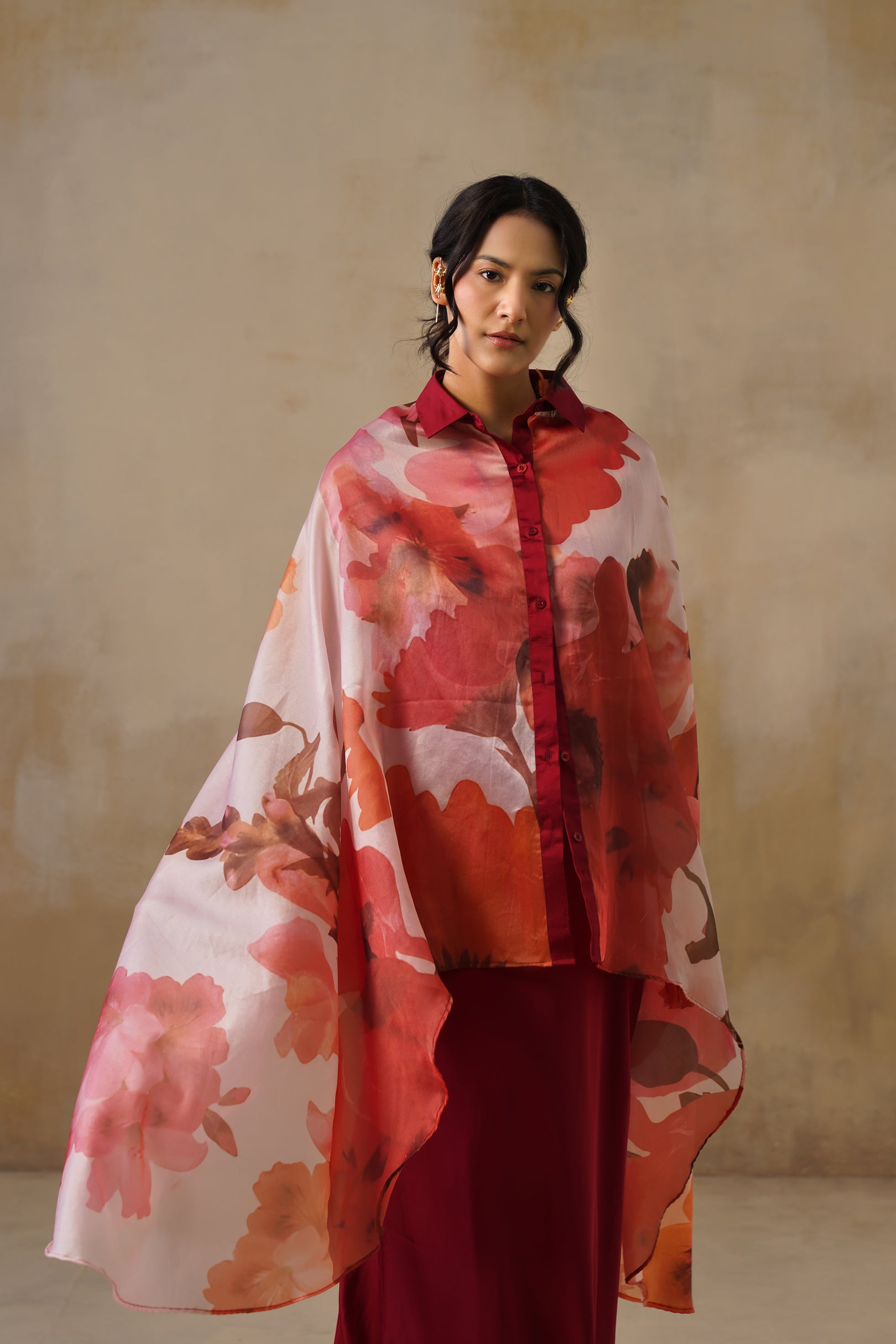 Scarlet Mirage Cape