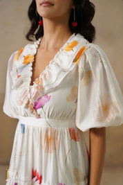Celeste Ruffle Organza Dress