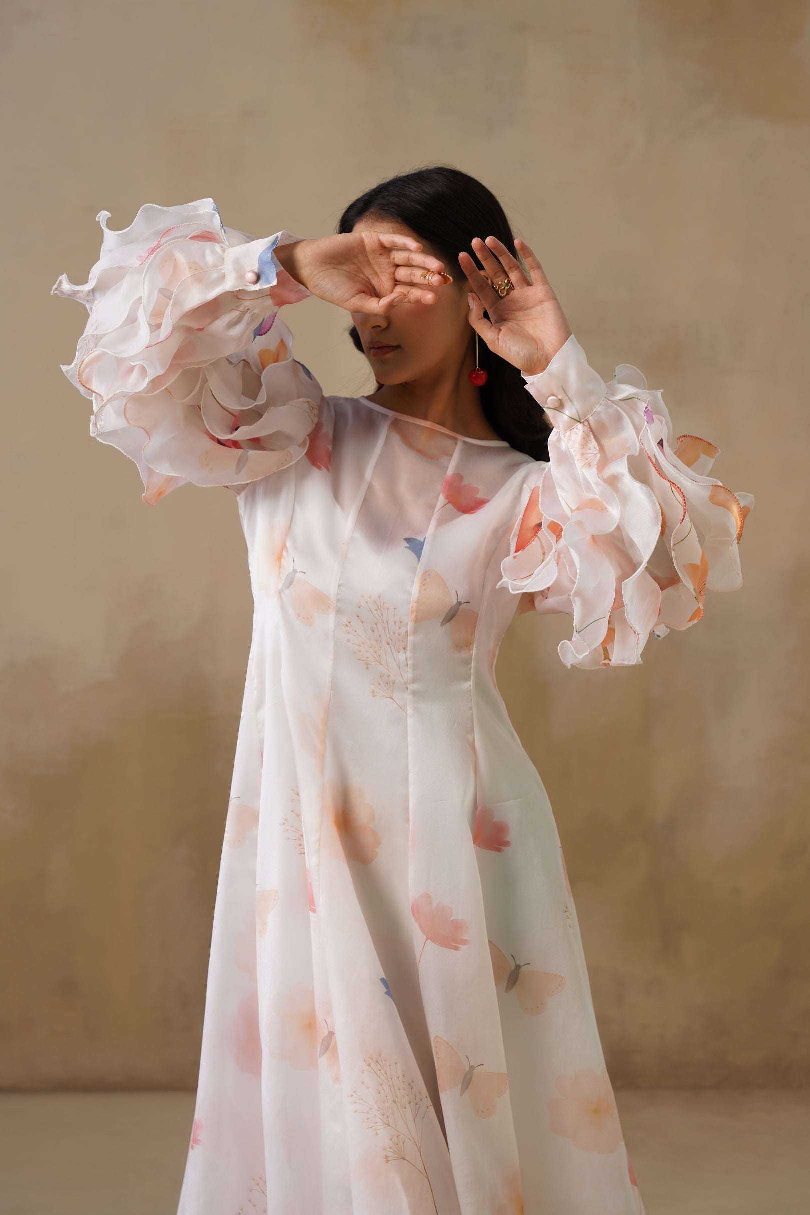 Celeste Bloom Organza Dress