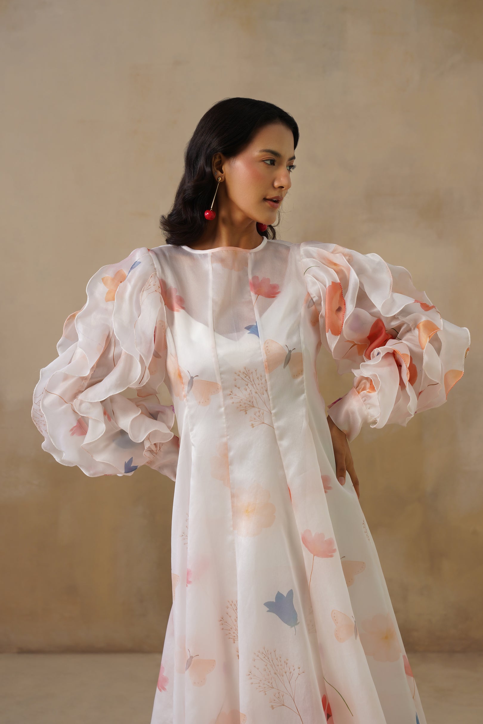 Celeste Bloom Organza Dress