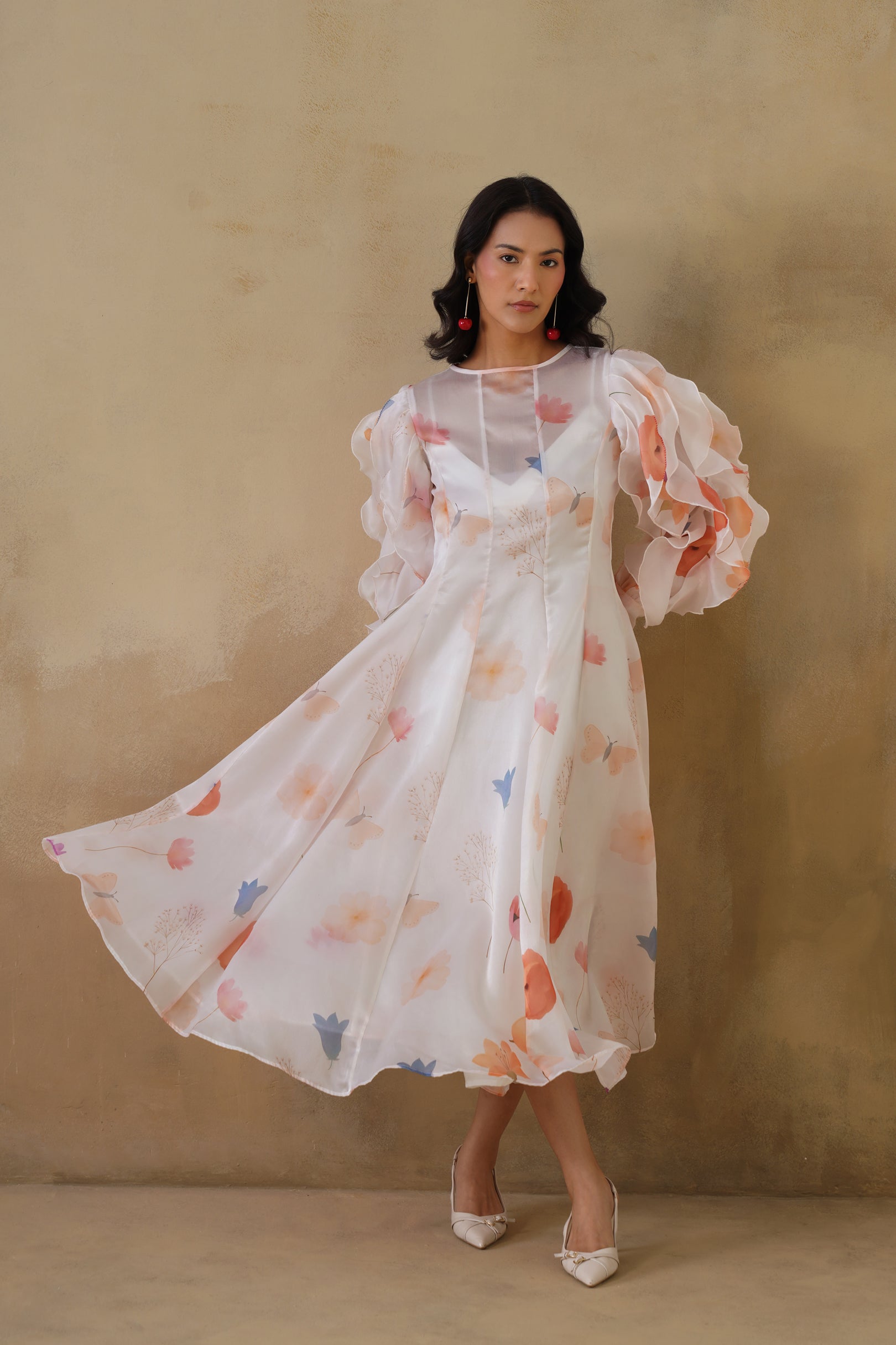 Celeste Bloom Organza Dress