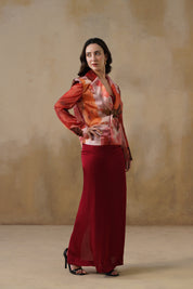 Rosaria Organza Cover-Up Blazer