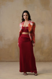 Rosaria Organza Cover-Up Blazer