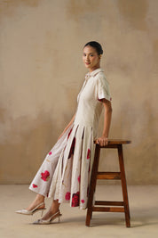 Petal Pleats Dress
