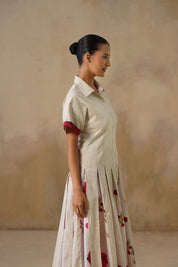 Petal Pleats Dress