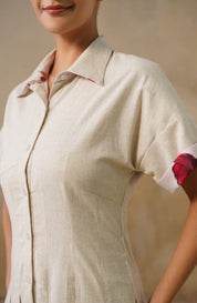 Petal Pleats Dress