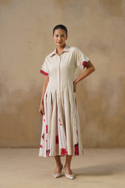 Petal Pleats Dress