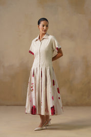 Petal Pleats Dress