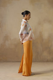 Ethereal Bloom Organza Shirt