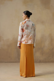 Ethereal Bloom Organza Shirt