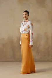 Ethereal Bloom Organza Shirt