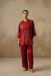 The Crimson Tapastry Short Kurta