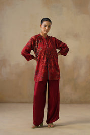The Crimson Tapastry Short Kurta
