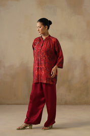The Crimson Tapastry Short Kurta
