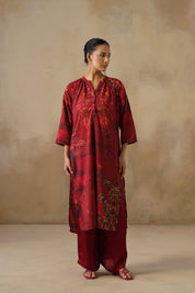 The Crimson Tapestry Kurta