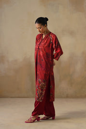 The Crimson Tapestry Kurta