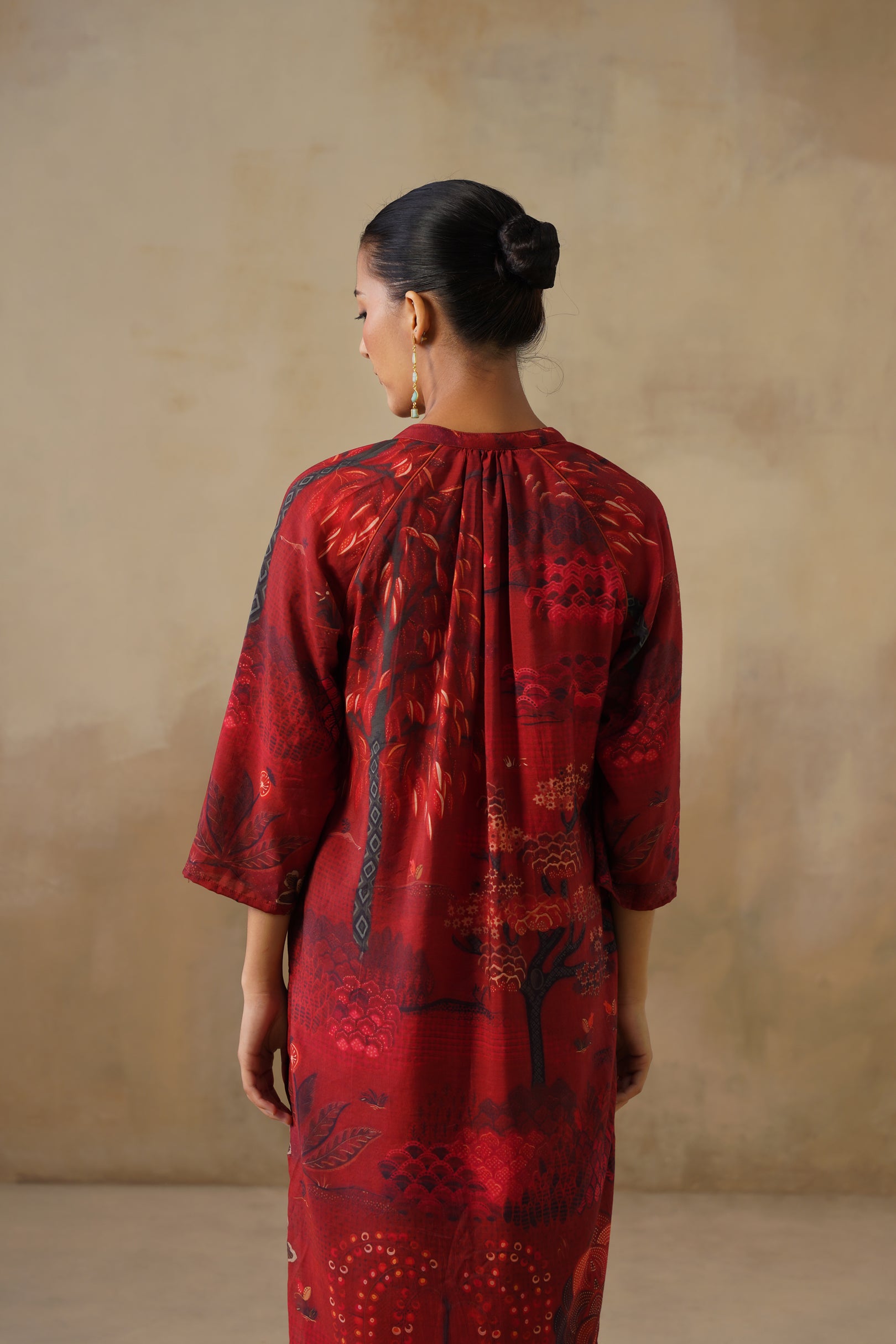 The Crimson Tapestry Kurta
