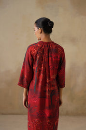 The Crimson Tapestry Kurta