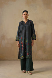 Midnight botanica long Kurta