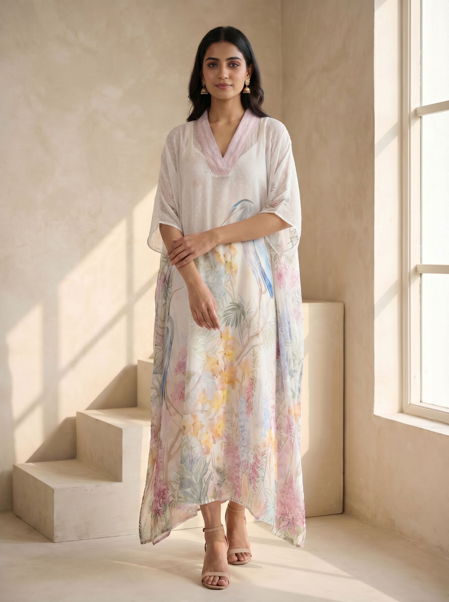 Azzura Flora Drape