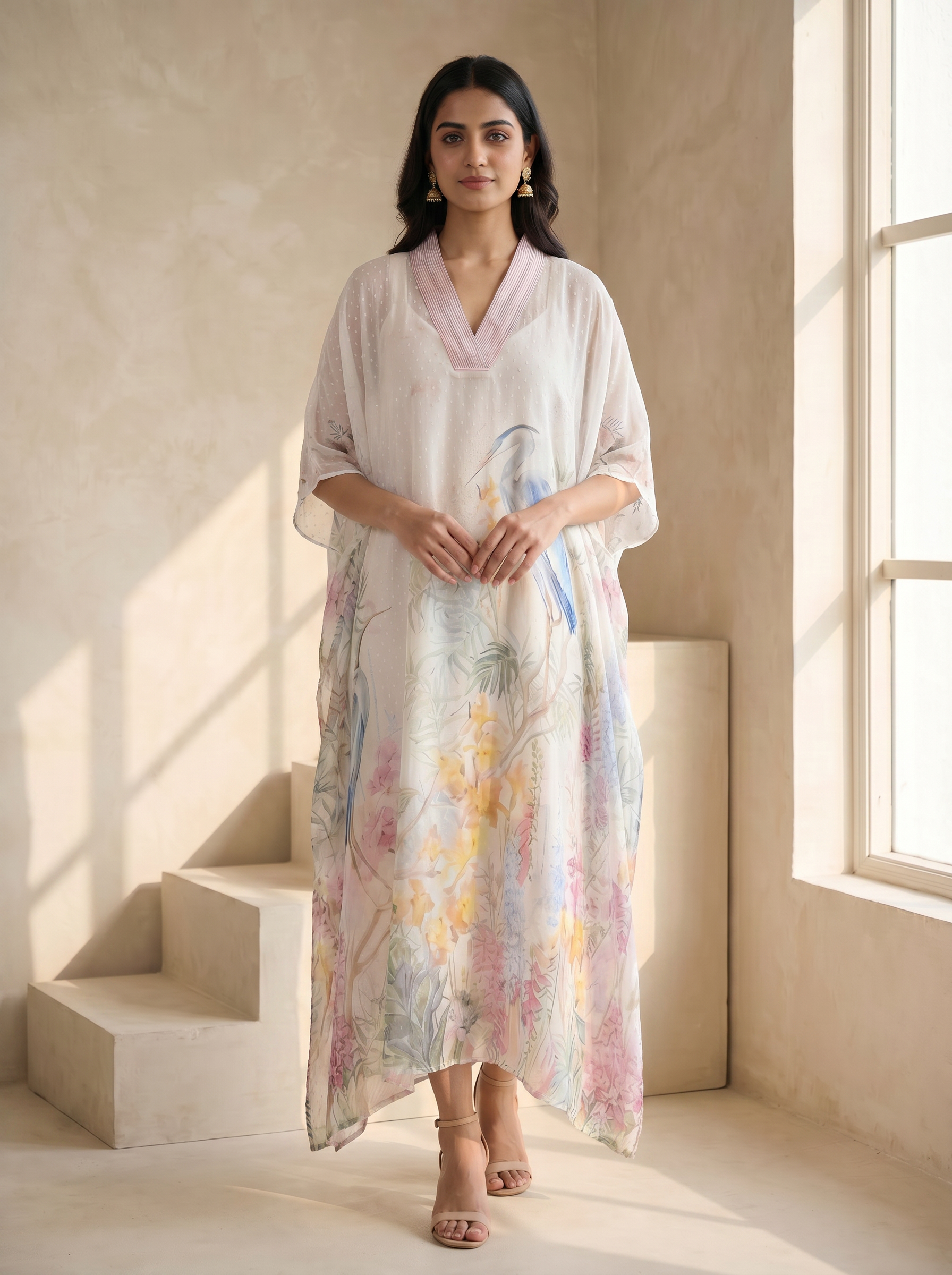 Azzura Flora Drape