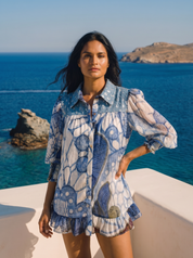 Indigo Drift Dress