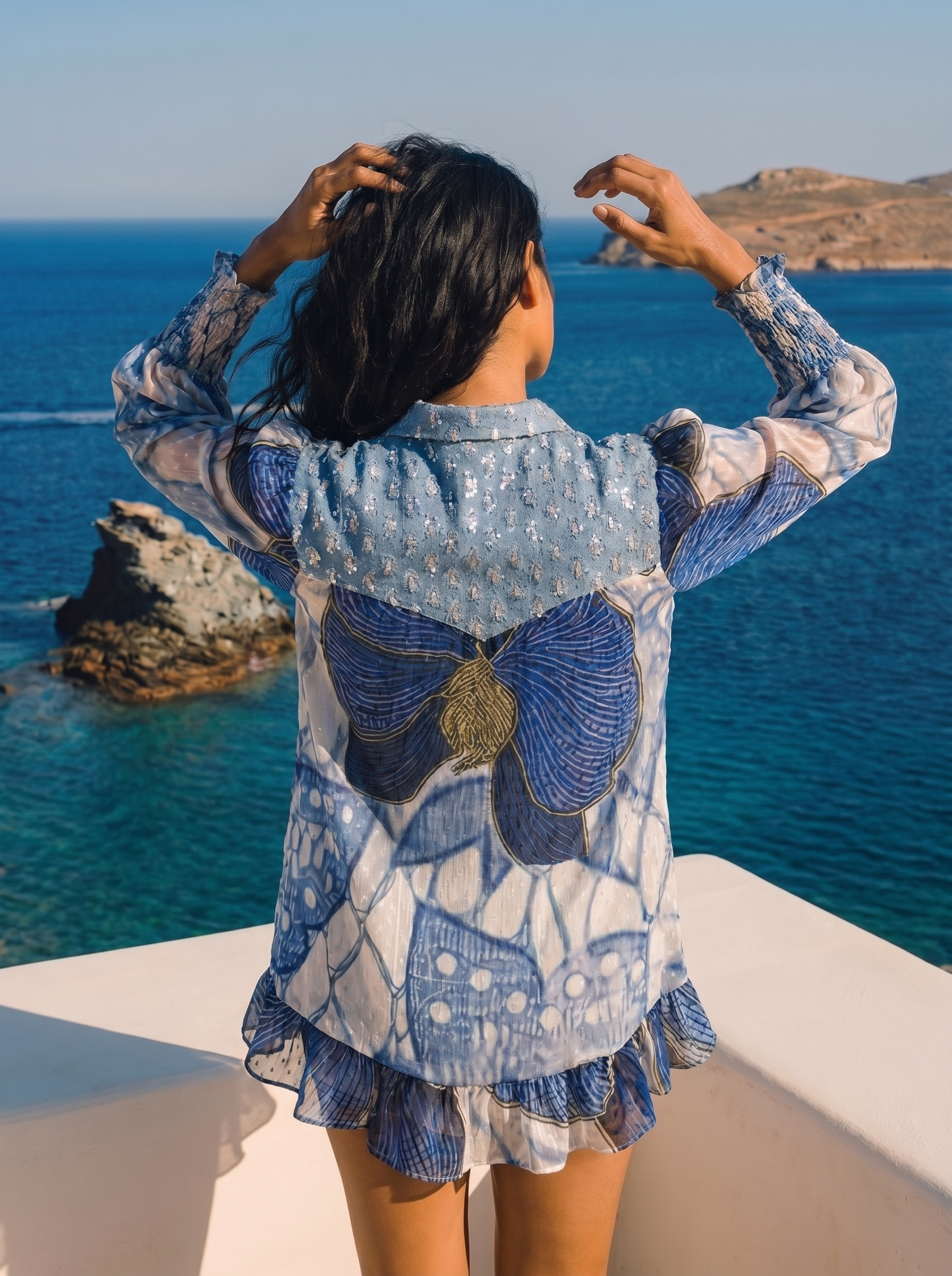 Indigo Drift Dress