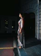 Earthstone Mosaic Chiffon Maxi