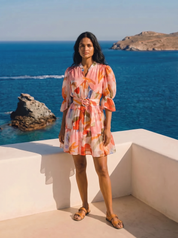Solea Coral Whisper Dress