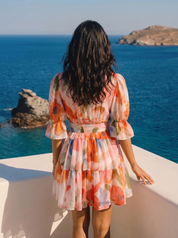 Solea Coral Whisper Dress