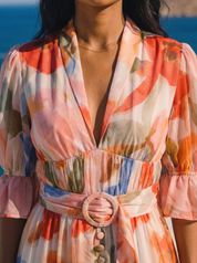 Solea Coral Whisper Dress