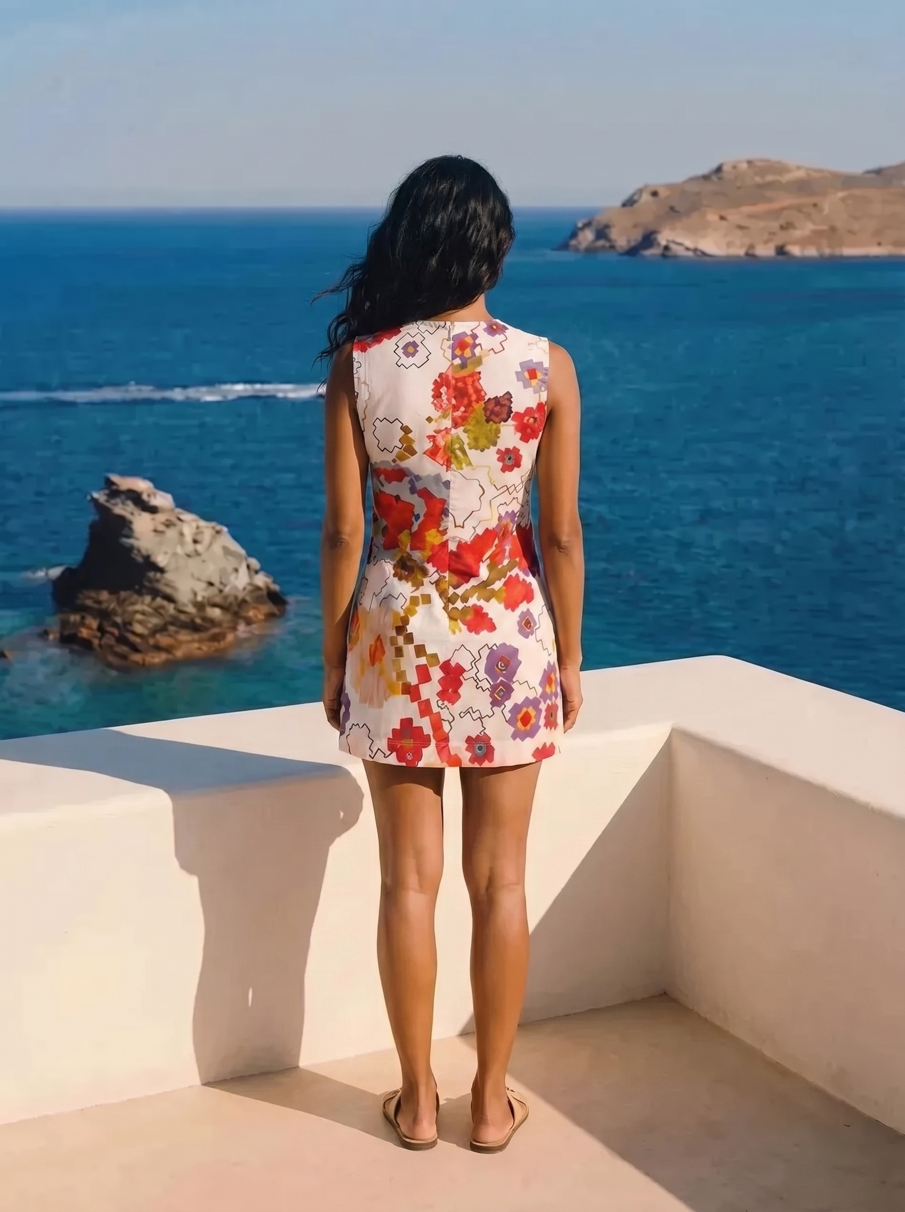 holiday shift dress Shop Studio One clothing and handbags at SilkRoll. Trade with us! with a floral jacquard design throughout Solara Bloom Shift Dress