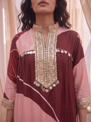Gulab-e-Laal midi dress